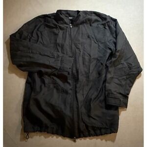 Jordan 2005 Full Zip Windbreaker Jacket M Lightweight Black Casual‎ Activewear